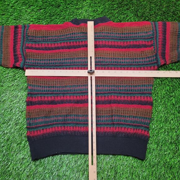 VTG 90s Pendleton Wool Sweater Mens L Cropped Boxy Fit Gorpcore USA - Picture 4 of 10